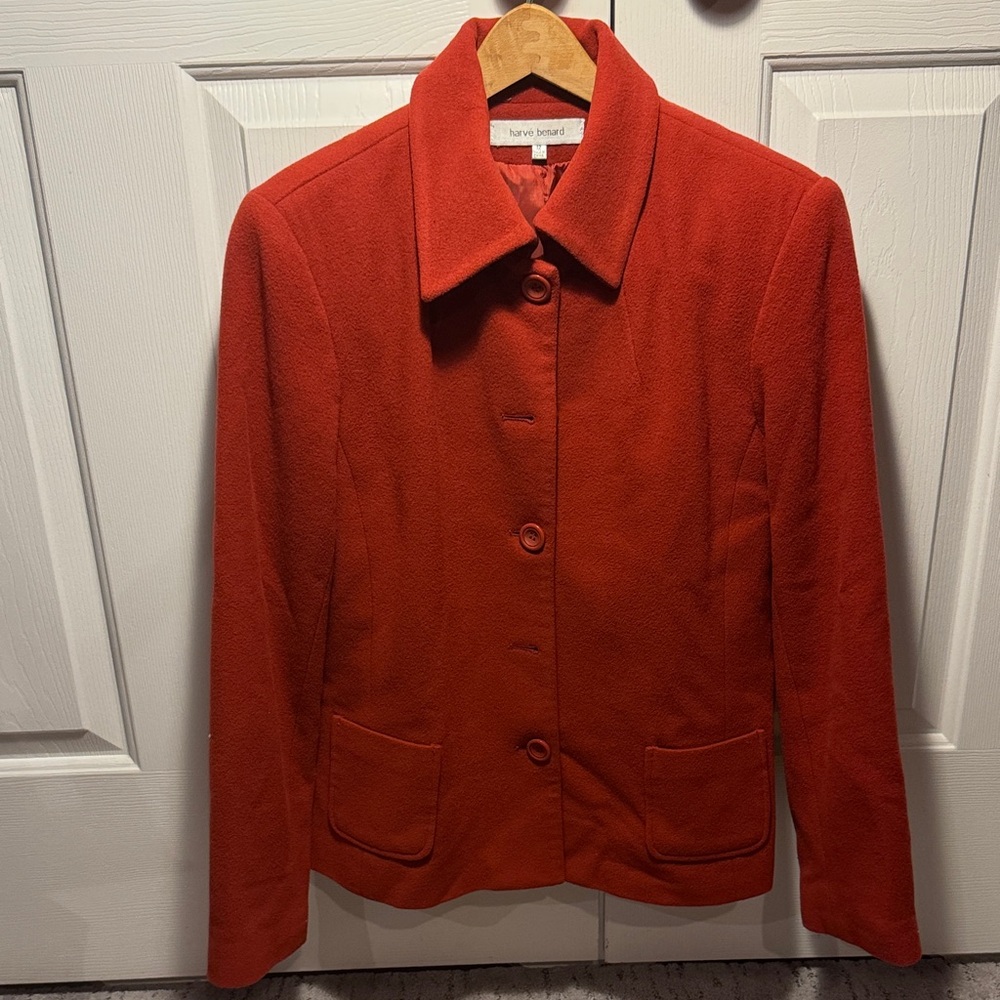 Women's Burnt Orange Jacket Size 12